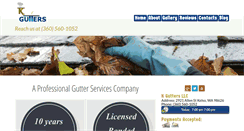 Desktop Screenshot of kguttersllcwa.com